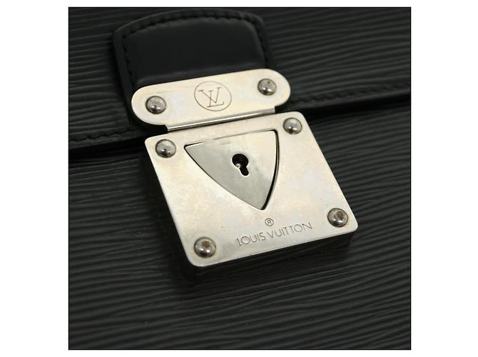 LOUIS VUITTON Epi Robusto 1 Borsa da lavoro nera M54532 LV Aut pt3352 Nero - vista 9