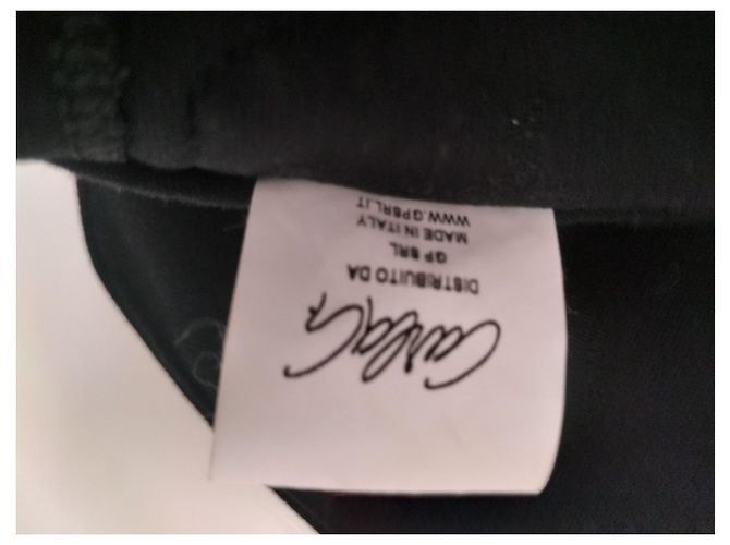 Blazer con capucha negro de viscosa Carla G. - vista 4
