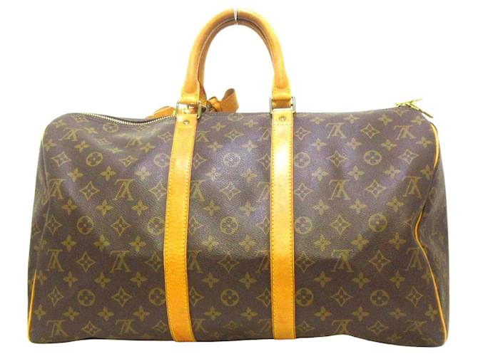 Louis Vuitton Keepall 45 Marrone - vista 2