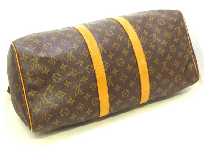 Louis Vuitton Keepall 45 Marrone - vista 3