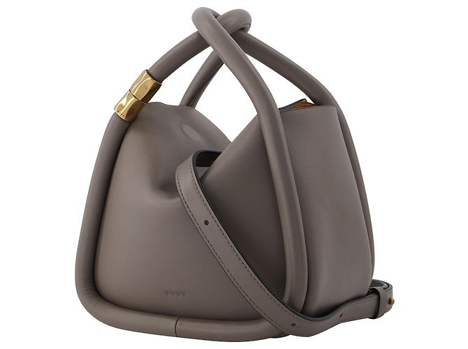 Boyy Wonton 20 Borsa in Pelle Grigia Grigio - vista 2