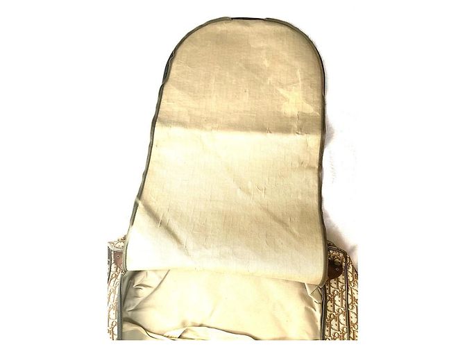 Christian Dior Reisetasche aus Monogramm Canvas und Leder Braun - Ansicht 6