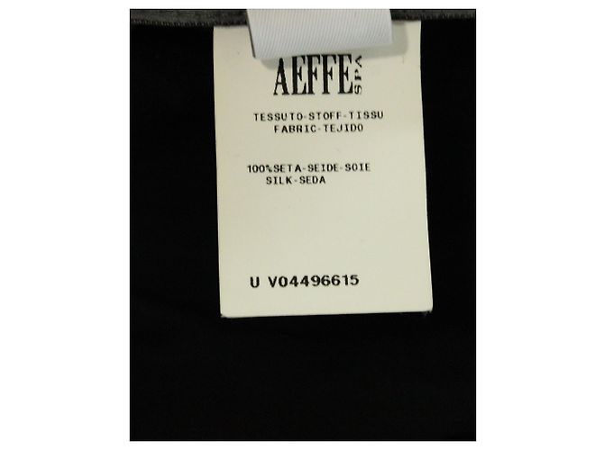 Alberta Ferretti Transparentes Spitzenkleid aus schwarzer Seide - Ansicht 5