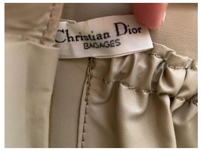Borsa Vanity Christian Dior Monogramma Pelle Marrone - vista 9