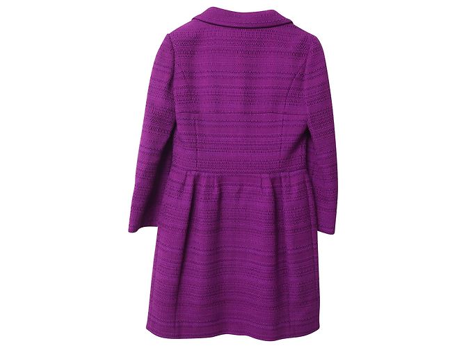 Casaco Alberta Ferretti em algodão roxo - vista 5