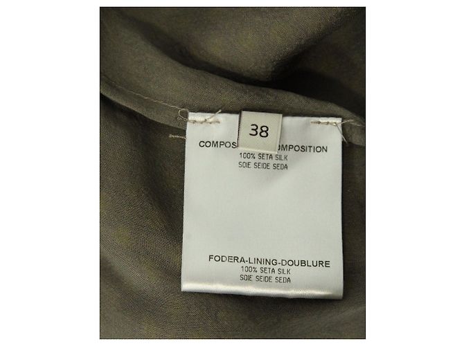 Stella Mc Cartney Stella McCartney Kleid mit Blumenmuster aus brauner Seide - Ansicht 5