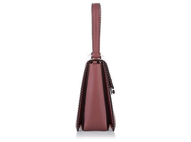 Bolsa de couro Valentino Pink Rockstud Rosa - vista 3