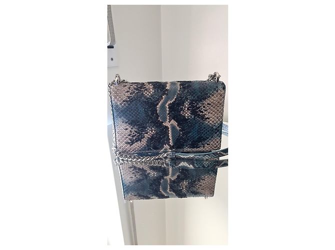 Bolso de mano Christian Dior de piel azul - vista 4