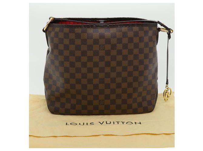 LOUIS VUITTON Damier Ebene Deliziosa borsa a tracolla PM N41459 LV Aut 30487 - vista 12