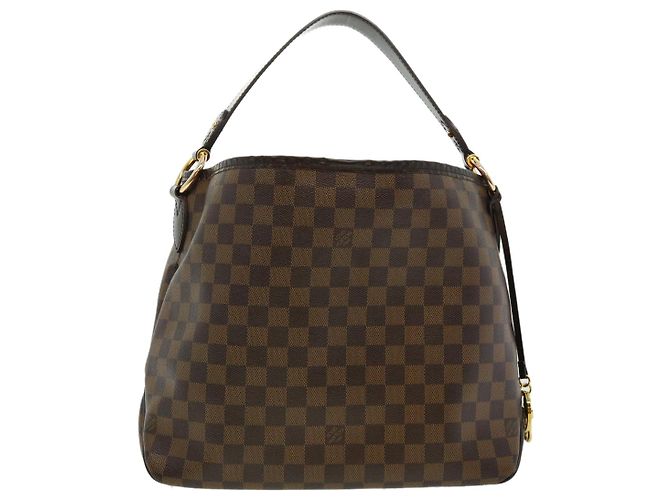 LOUIS VUITTON Damier Ebene Deliziosa borsa a tracolla PM N41459 LV Aut 30487 - vista 13
