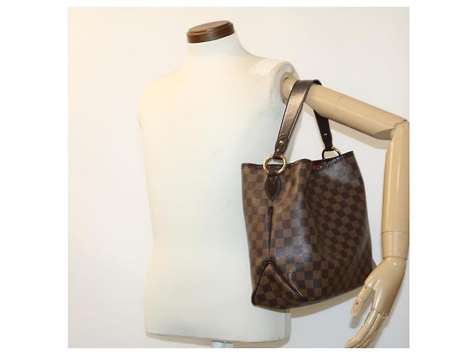 LOUIS VUITTON Damier Ebene Deliziosa borsa a tracolla PM N41459 LV Aut 30487 - vista 23
