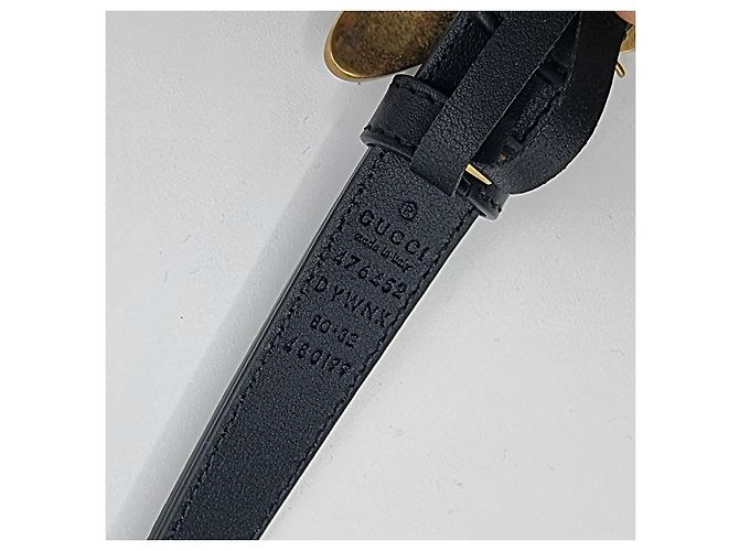 Gucci Queen Margaret Bee Gürtel Kalbsleder cm 80 - Ansicht 7