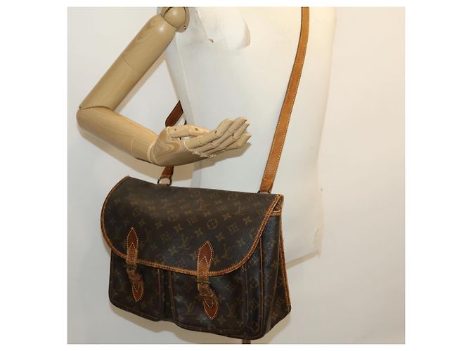 LOUIS VUITTON Borsa a spalla Gibeciere GM con monogramma M42246 LV Aut pt3437 - vista 24