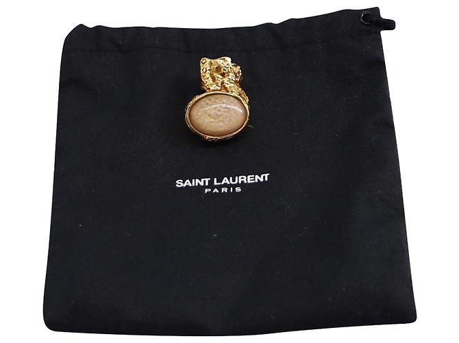 Saint Laurent Arty Ring aus goldfarbenem Metall - Ansicht 6