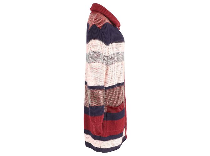 Chloé Chloe Gestreifter Cardigan aus mehrfarbigem Mohair - Ansicht 2