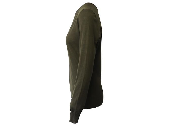 Camisola de manga única Tom Ford em caxemira verde - vista 2
