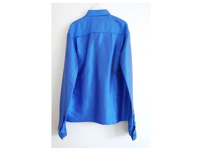 Haider Ackermann SS17 Camisa manga larga jacquard azul - vista 2