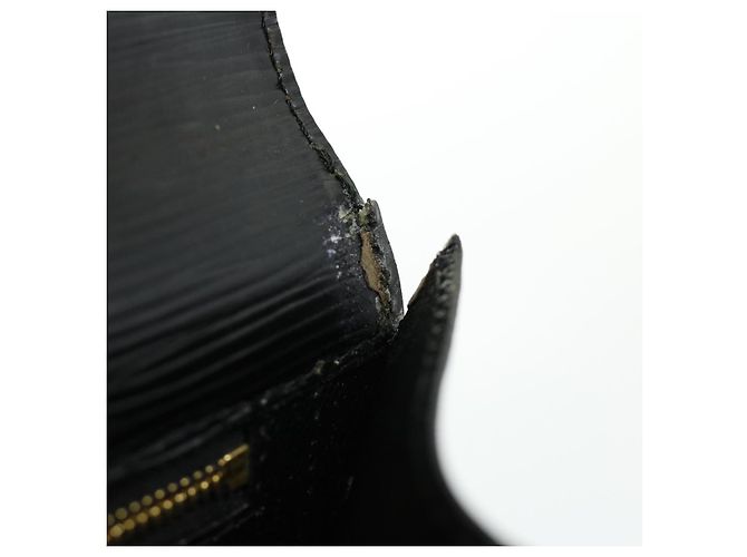 LOUIS VUITTON Bolso de mano Epi Monceau Negro M52123 Bases de autenticación de LV1472 - vista 10