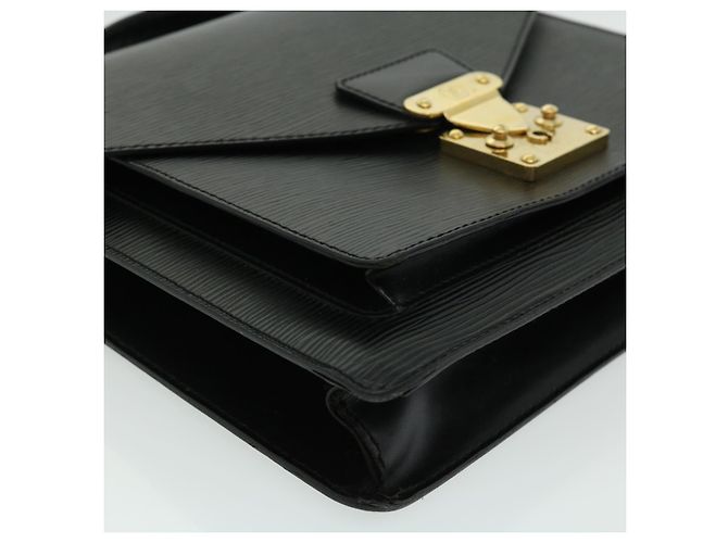LOUIS VUITTON Bolso de mano Epi Monceau Negro M52123 Bases de autenticación de LV1472 - vista 14