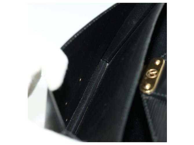 LOUIS VUITTON Bolso de mano Epi Monceau Negro M52123 Bases de autenticación de LV1472 - vista 20