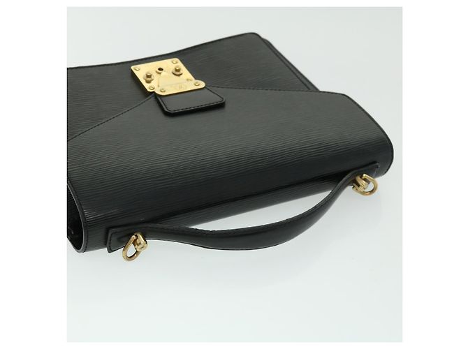 LOUIS VUITTON Bolso de mano Epi Monceau Negro M52123 Bases de autenticación de LV1472 - vista 6
