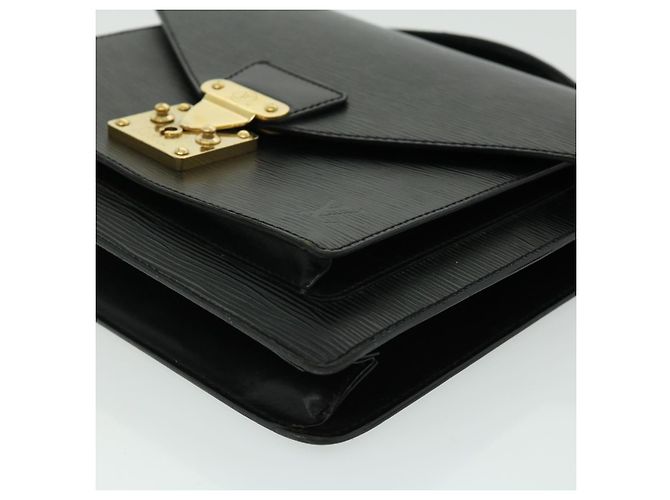 LOUIS VUITTON Bolso de mano Epi Monceau Negro M52123 Bases de autenticación de LV1472 - vista 9