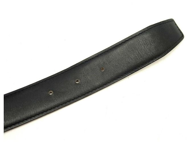 Hermès CINTURÓN HERMES HEBILLA H ORO ESLABONES REVERSIBLES 32 MM 90 CINTURÓN PIEL CUADRO NEGRO - vista 7