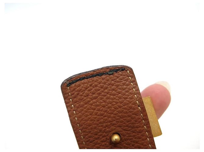 Hermès HERMES GÜRTELSCHNALLE H GOLD WENDEGLIEDER 32 MM 86 EPSOM GÜRTELKASTEN LEDER - Ansicht 12