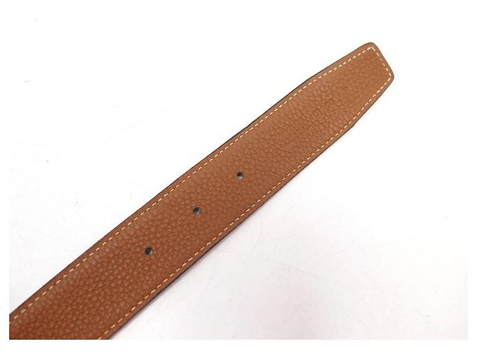 Hermès HERMES GÜRTELSCHNALLE H GOLD WENDEGLIEDER 32 MM 86 EPSOM GÜRTELKASTEN LEDER - Ansicht 8
