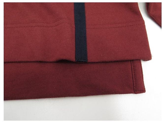 Hermès NOVA TSHIRT HERMES POLO WINDSOT MANGA COMPRIDA T36 S EM ALGODÃO BORGONHA Bordeaux - vista 9