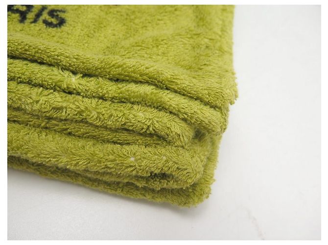 Hermès NEW HERMES TOWEL BEACH MAT TRIBAL PATTERN IN COTTON BATH BEACH TOWEL Green - view 6