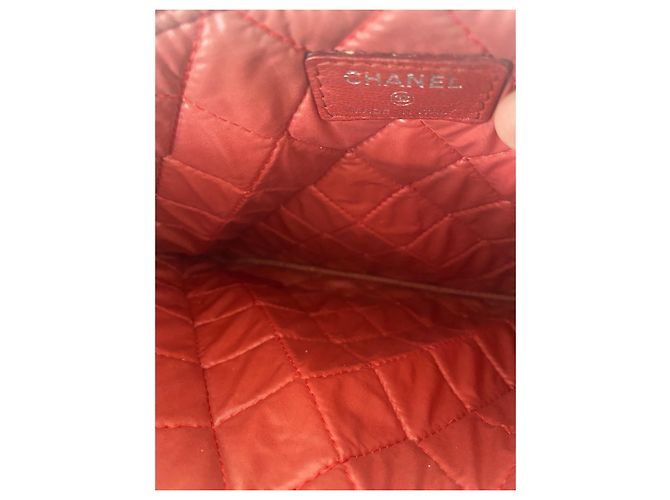 Cambon Clutch Chanel Rossa in Pelle Rosso - vista 2