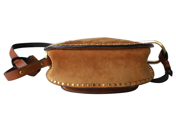 Chloé Borsa Chloe Hudson in pelle scamosciata marrone - vista 5