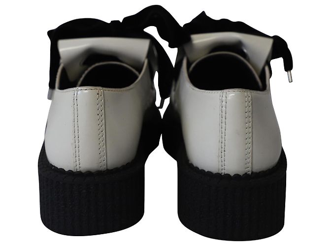 Scarpe Creeper con borchie Marc By Marc Jacobs in pelle color avorio Bianco Crudo - vista 4