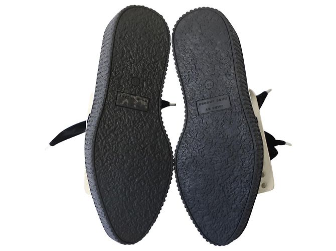 Scarpe Creeper con borchie Marc By Marc Jacobs in pelle color avorio Bianco Crudo - vista 5