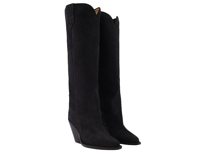 Isabel Marant Stivali Lomero in Pelle Nera - vista 2