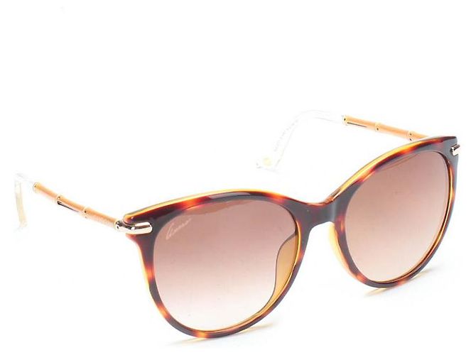Bamboo Gucci Óculos de sol olho de gato com sotaque de bambu - vista 2