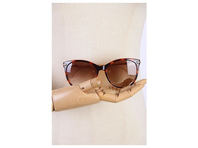 Bamboo Gucci Óculos de sol olho de gato com sotaque de bambu - vista 7