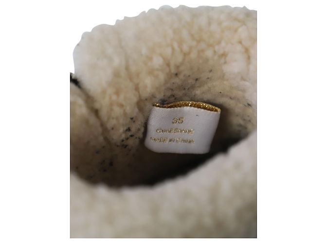 Stivali da pioggia Burberry Skillman Ankle Weather in pelle marrone - vista 6