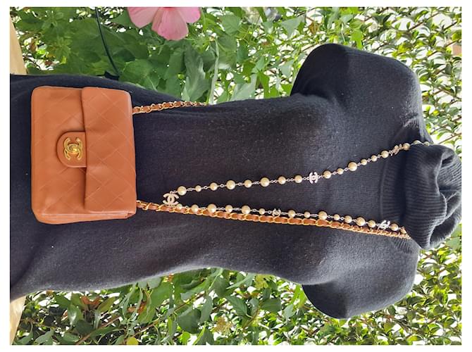 Timeless Chanel Mini Square Vintage Caramello - vista 15