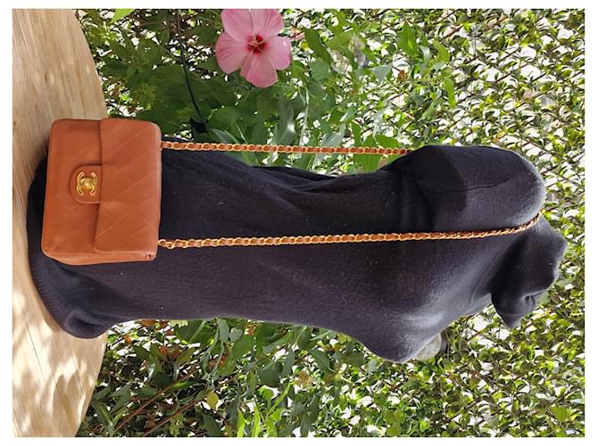 Timeless Chanel Mini Square Vintage Caramello - vista 17