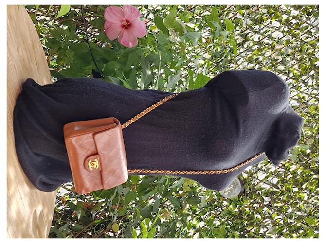 Timeless Chanel Mini Square Vintage Caramello - vista 18