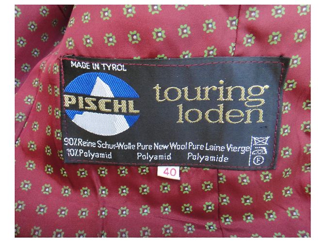 Autre Marque Pischl Tyrolean Loden Wool Jacket Grey 38 - view 4