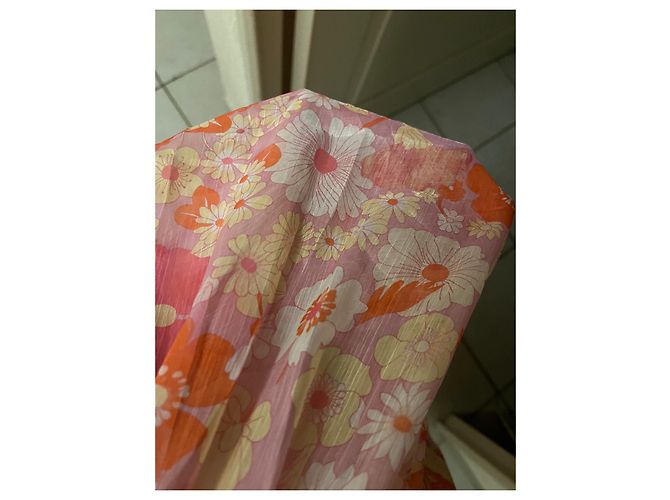 Maje Flower Power Kleid rosa Viscose Pink - Ansicht 6