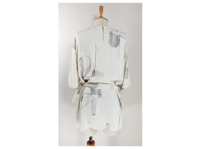 Top blanco de viscosa Filippa K - vista 4