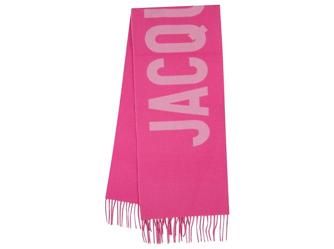 Echarpe Jacquemus en Laine Rose - vue 2