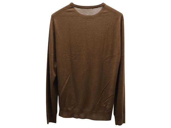 Neil Barrett Sweatshirt aus brauner Wolle - Ansicht 2