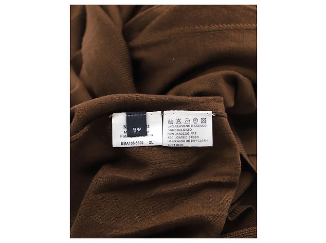 Neil Barrett Sweatshirt aus brauner Wolle - Ansicht 4