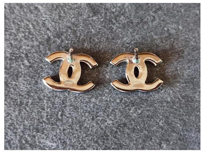 Chanel Ohrringe cc Schwarz - Ansicht 9