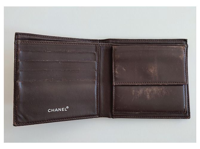 Chanel coin purse brown khaki - view 2